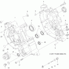 SPORTSMAN X2 500 EFI - A08TN50AX/AZ Картер