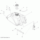 OUTLAW 450 - A08GJ45AA Топливный бак
