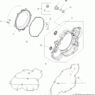 OUTLAW 525 - A07GP52AA/AB Крышка сцепления двигателя