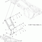 SPORTSMAN 6X6 - A08CL50AA Suspension, rear strut stabilizer