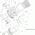 HAWKEYE 2X4/4X4 - A07LB27AA/AC/LH27AA/AB/AC/AD/AL Цилиндр двигателя