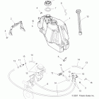 HAWKEYE 2X4 - A08LB27AA Топливный бак