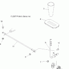 SCRAMBLER 500 4X4 - A08BG50AA Селектор передачи