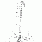 SCRAMBLER 500 4X4 - A08BG50AA Передние аммортизаторы