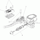 SCRAMBLER 500 4X4 - A08BG50AA Главный торм. цилиндр