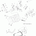 SCRAMBLER 500 4X4 - A08BG50AA Клапана и распредвал