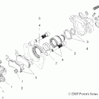 SCRAMBLER 500 4X4 - A08BG50AA Задние тормозные  колодки