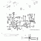 SPORTSMAN 800 HO EFI - A08MN76AF/AL/AQ/AR/AS/AT/AX Пучок проводки