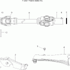 SCRAMBLER 500 4X4 - A08BG50AA Кардан передний