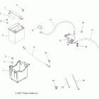 SPORTSMAN 800 HO EFI - A08MN76AF/AL/AQ/AR/AS/AT/AX Электрика,АКБ