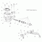 SPORTSMAN 800 HO EFI - A08MN76AF/AL/AQ/AR/AS/AT/AX Главный торм. цилиндр