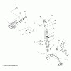 OUTLAW 450 - A08GJ45AA Задние тормоза