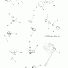 SPORTSMAN 800 HO EFI - A08MN76AF/AL/AQ/AR/AS/AT/AX Электрика, выключатели и датчики