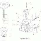 SCRAMBLER 500 4X4 - A08BG50AA Карбюратор верх