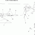 SPORTSMAN 6X6 - A08CL50AA Engine, carburetor mounting / venting / fuel lines