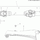 SPORTSMAN 6X6 - A08CL50AA Drive train, prop shaft