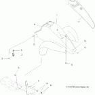 SCRAMBLER 500 4X4 - A08BG50AA Переднее крыло