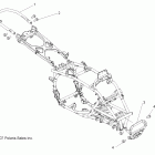 OUTLAW 450 - A08GJ45AA Бампер и крепление