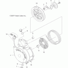 SCRAMBLER 500 4X4 INTL - A08BG50FA Стартер