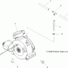HAWKEYE 2X4/4X4 - A07LB27AA/AC/LH27AA/AB/AC/AD/AL Gearcase, front, mounting (4x4)
