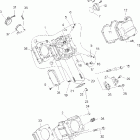 SCRAMBLER 500 4X4 - A08BG50AA Головка и цилиндр двигателя