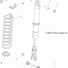 OUTLAW 525 - A07GP52AA/AB Shock, rear, mounting