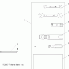 SCRAMBLER 500 4X4 - A08BG50AA Инструмент