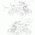 OUTLAW 450 - A08GJ45AA Наклейки