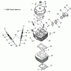 PHOENIX 200 QUAD - A08PB20EB Головка цилиндра двигателя