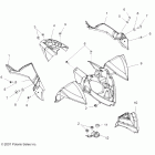 OUTLAW 450 - A08GJ45AA Переднее  и занее крыло