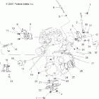 SCRAMBLER 500 4X4 - A08BG50AA Крепление двигателя