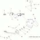 SPORTSMAN X2 500 EFI QUAD - A07TH50EA Brake, foot