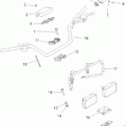 SCRAMBLER 500 4X4 - A08BG50AA Управление, руль и средства управления
