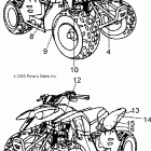 OUTLAW 50 - A08KA05AB/AD Наклейки