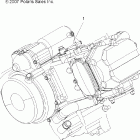 SPORTSMAN 6X6 - A08CL50AA Двигатель