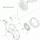 SCRAMBLER 500 4X4 - A08BG50AA Стартер