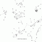 SPORTSMAN X2 500 EFI QUAD - A07TH50EA Turn signals / mirrors / horn