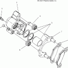 SPORTSMAN 400 HO 4X4 - A08LH46AQ/AX/AZ Колодки тормозные
