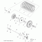 OUTLAW 450 - A08GJ45AA Двигатель, сцепление