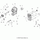 SPORTSMAN 800 HO EFI - A08MN76AF/AL/AQ/AR/AS/AT/AX Картер КПП