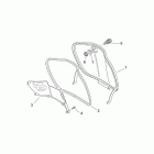 Scarabeo 50 2T (Minarelli Engine) Central body i - glove comp.door