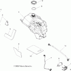 SPORTSMAN 800 EFI INTL - A07MH76FA Топливный бак