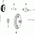 SPORTSMAN 90 - A08FA09AA/AB/AC Engine, kick start 2