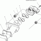 OUTLAW 525 - A07GP52AA/AB Brake caliper, front