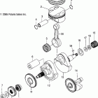 PREDATOR 500/LE - A07GJ50AA/AB/AC Колен.вал и поршни