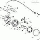 SPORTSMAN 90 - A08FA09AA/AB/AC Тормоза задние