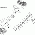 SPORTSMAN X2 800 EFI - A07TH76AU/TN76AF/AL/AU Transmission, internal