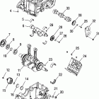 SPORTSMAN 800 EFI - A07MH76AL/AQ/AX/AY/AZ/MN76AF/AT/AY Engine, crankcase and crankshaft