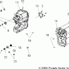 SPORTSMAN 800 EFI - A07MH76AL/AQ/AX/AY/AZ/MN76AF/AT/AY Трансмиссия