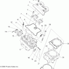 OUTLAW 500 - A07GP50AA/AB Цилиндр двигателя